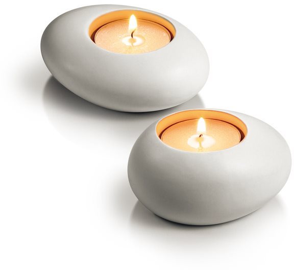 TESCOMA FANCY HOME Stones 2 ks, biela