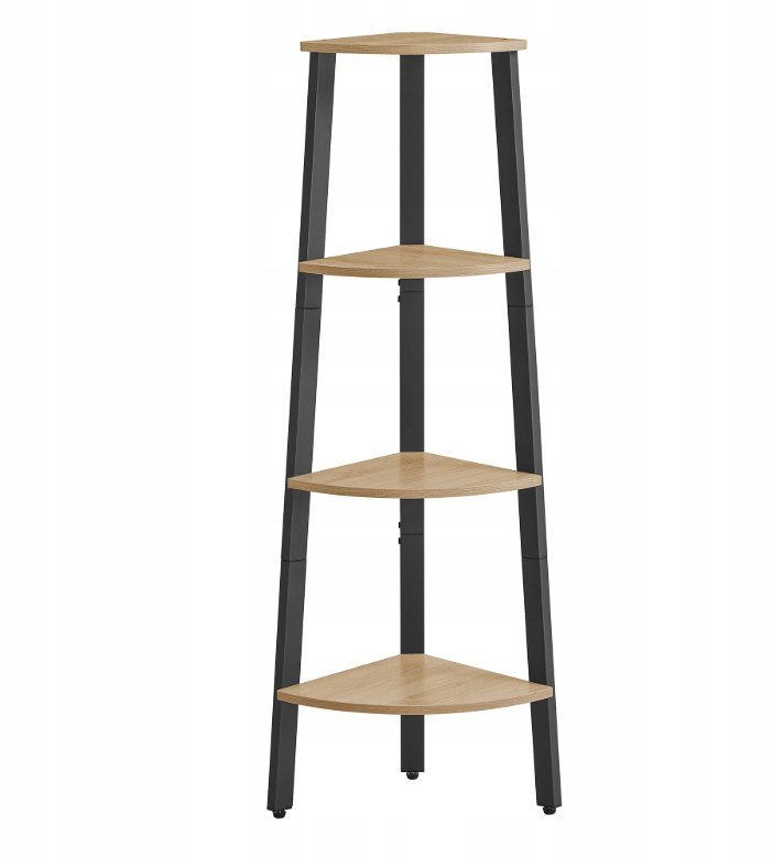 TEXTILOMANIE Taylor Sonoma Rohový regál 4 police, 125 × 34 cm