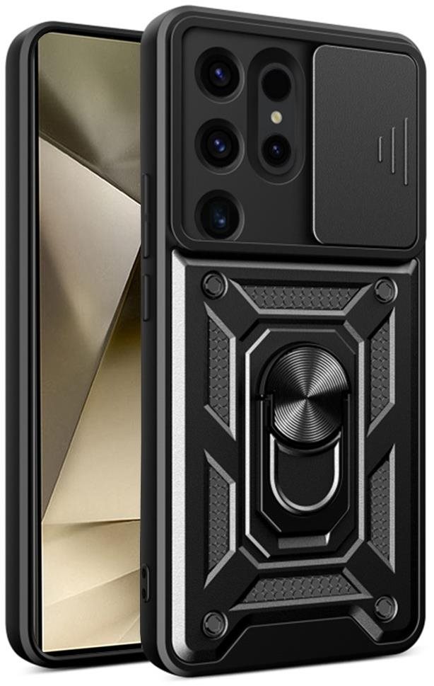 TopQ Kryt Armor Lens Samsung S24 Ultra ultra odolný čierny 117444