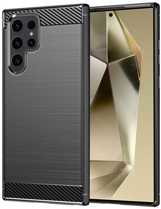 TopQ Kryt Samsung S24 Ultra čierny 117466