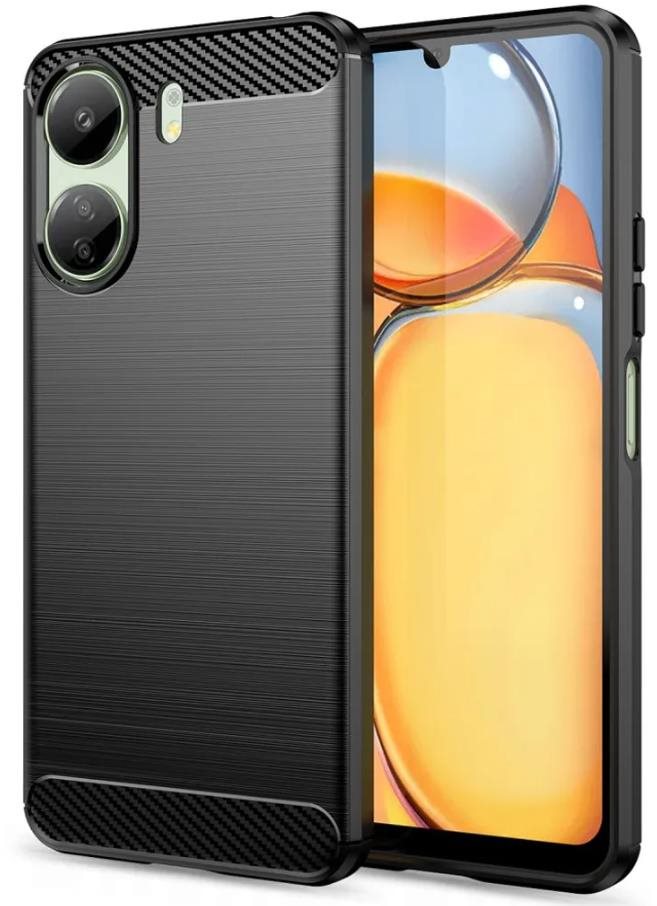 TopQ Kryt Xiaomi Redmi 13C čierny 117892