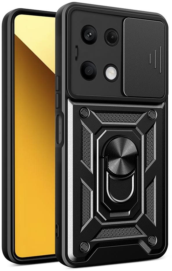 TopQ Kryt Armor Lens Xiaomi Redmi Note 13 5G ultra odolný čierny 118011