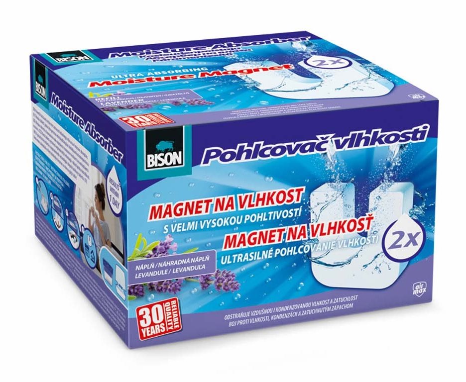 AIR MAX MAGNET tablety s vôňou levandule, 2× 450 g