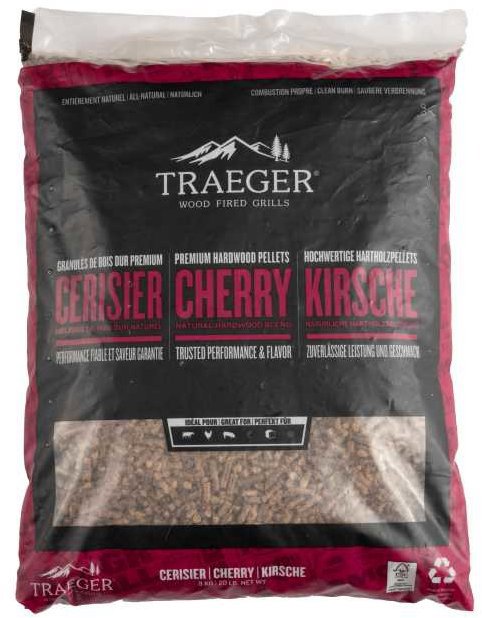 TRAEGER Pelety drevené, čerešňa, FSC Cherry Pellets, 9 kg