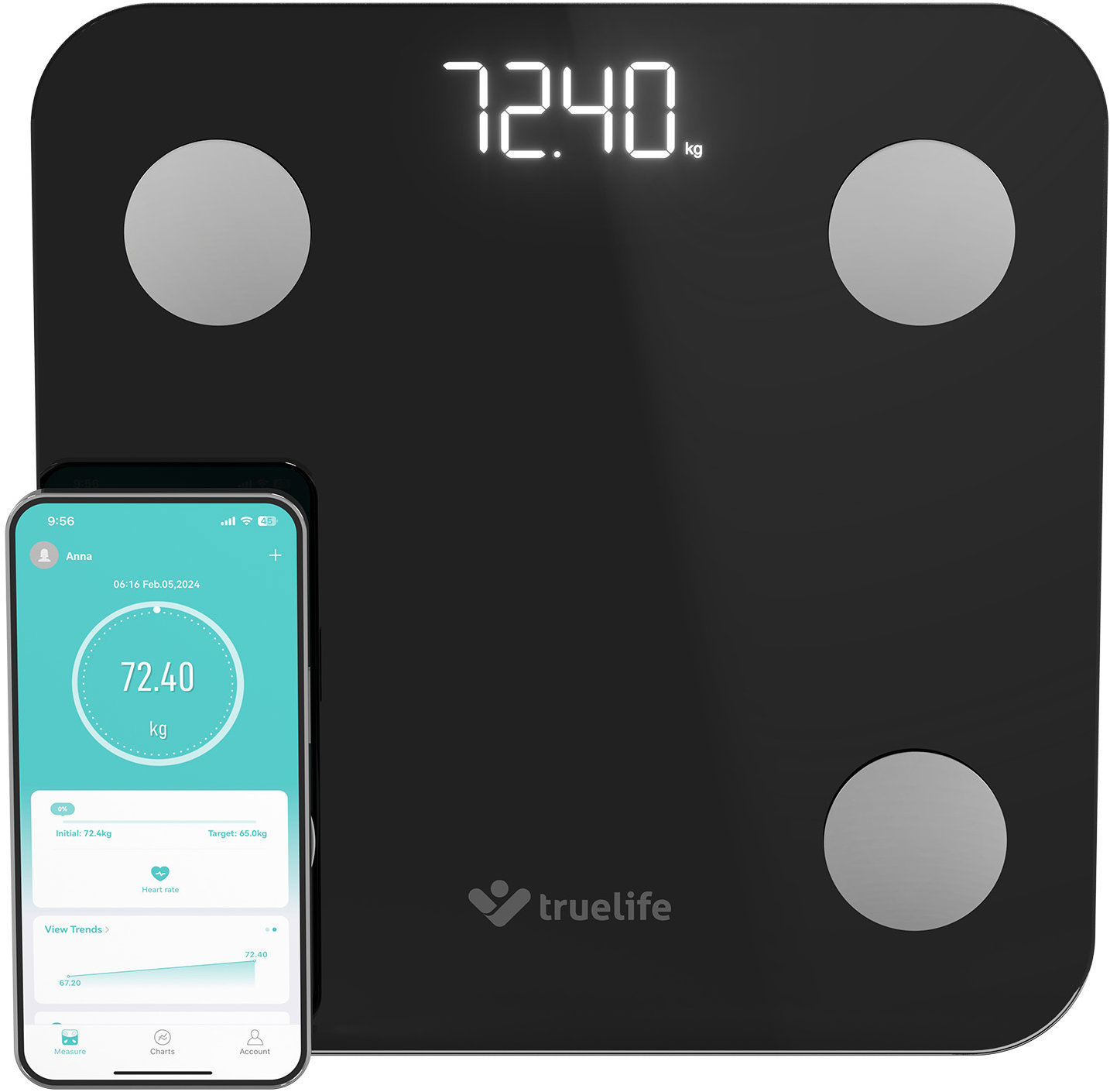 TrueLife FitScale W1 BT Black