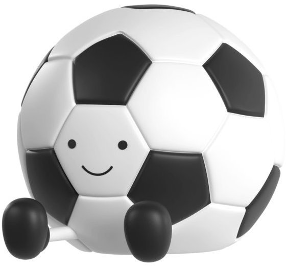 Tesla silikónová nočná lampička – Futbalová lopta