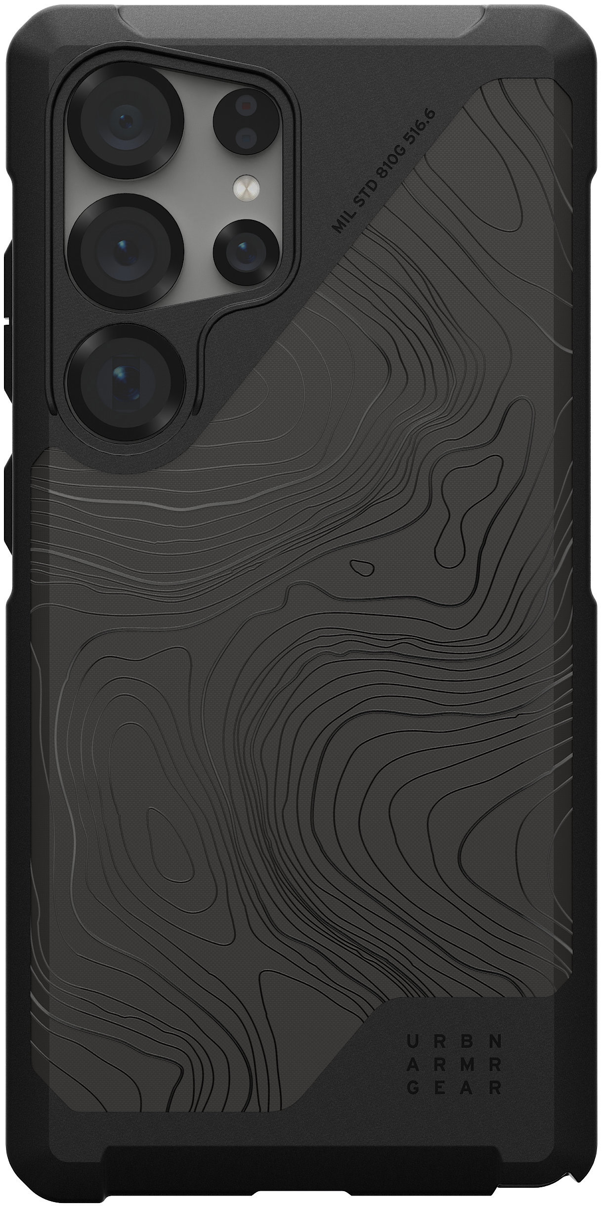 UAG Metropolis LT w/Magnet Topography Black Samsung Galaxy S25 Ultra