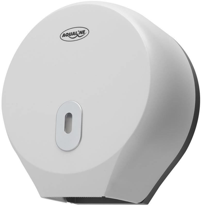 Zásobník Aqualine na toaletný papier do priemeru 26 cm, ABS biely
