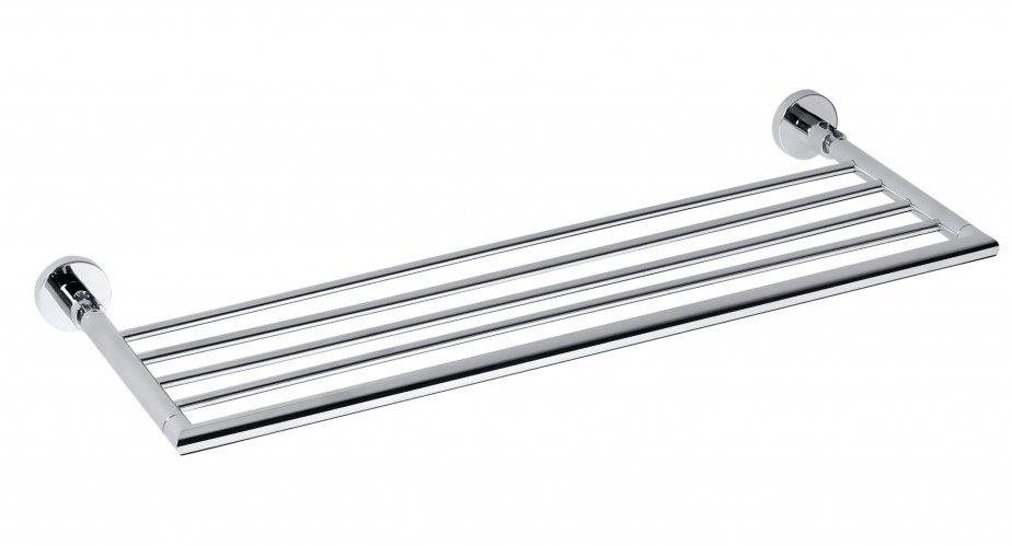 SAPHO X-ROUND polička na uteráky výklopná 650 mm, chróm