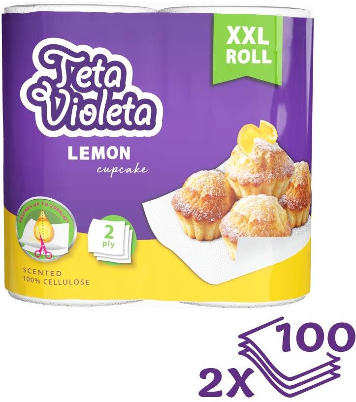 VIOLETA Maxi 2 vrstvy/2 kotúče – vôňa citróna