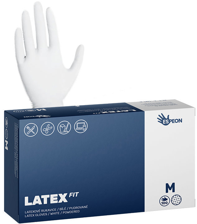 ESPEON Latex Fit veľ. M, 100 ks