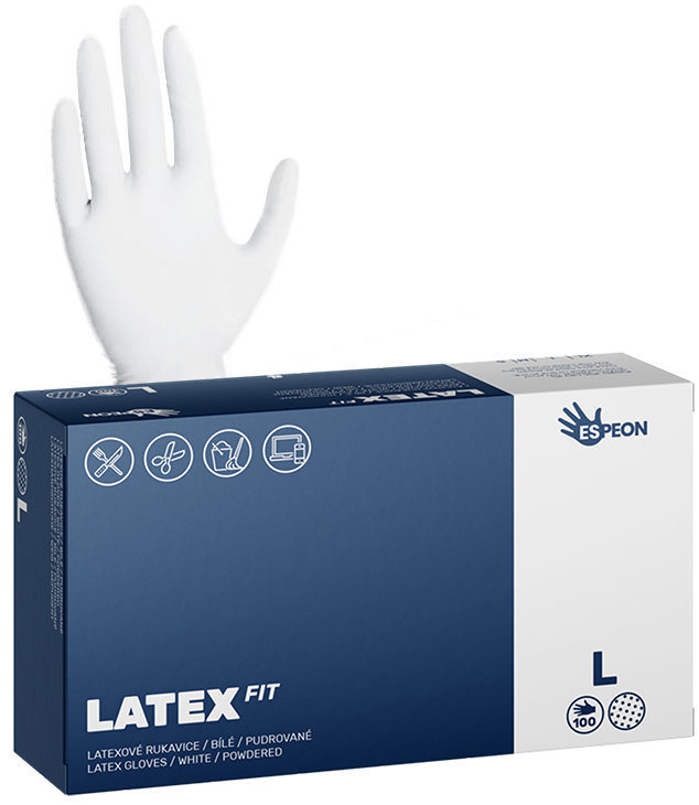 ESPEON Latex Fit veľ. L, 100 ks