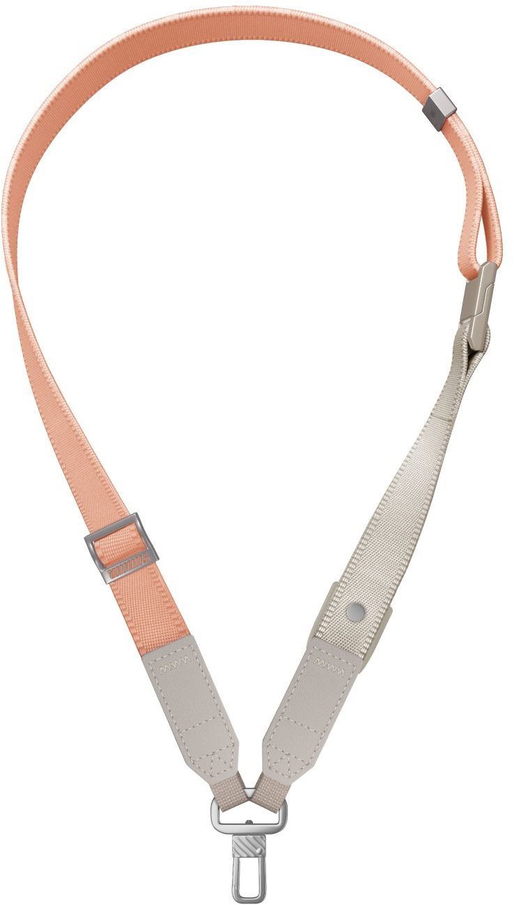 UNIQ Vista Duo 2V1 univerzálna šnúrka a popruh na ruku na mobilný telefón, Peach/Beige