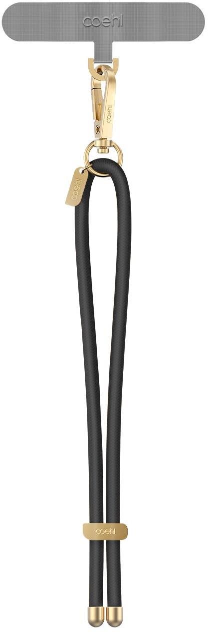 UNIQ COEHL Laurel univerzálne pútko na ruku na mobilný telefón, Midnight black