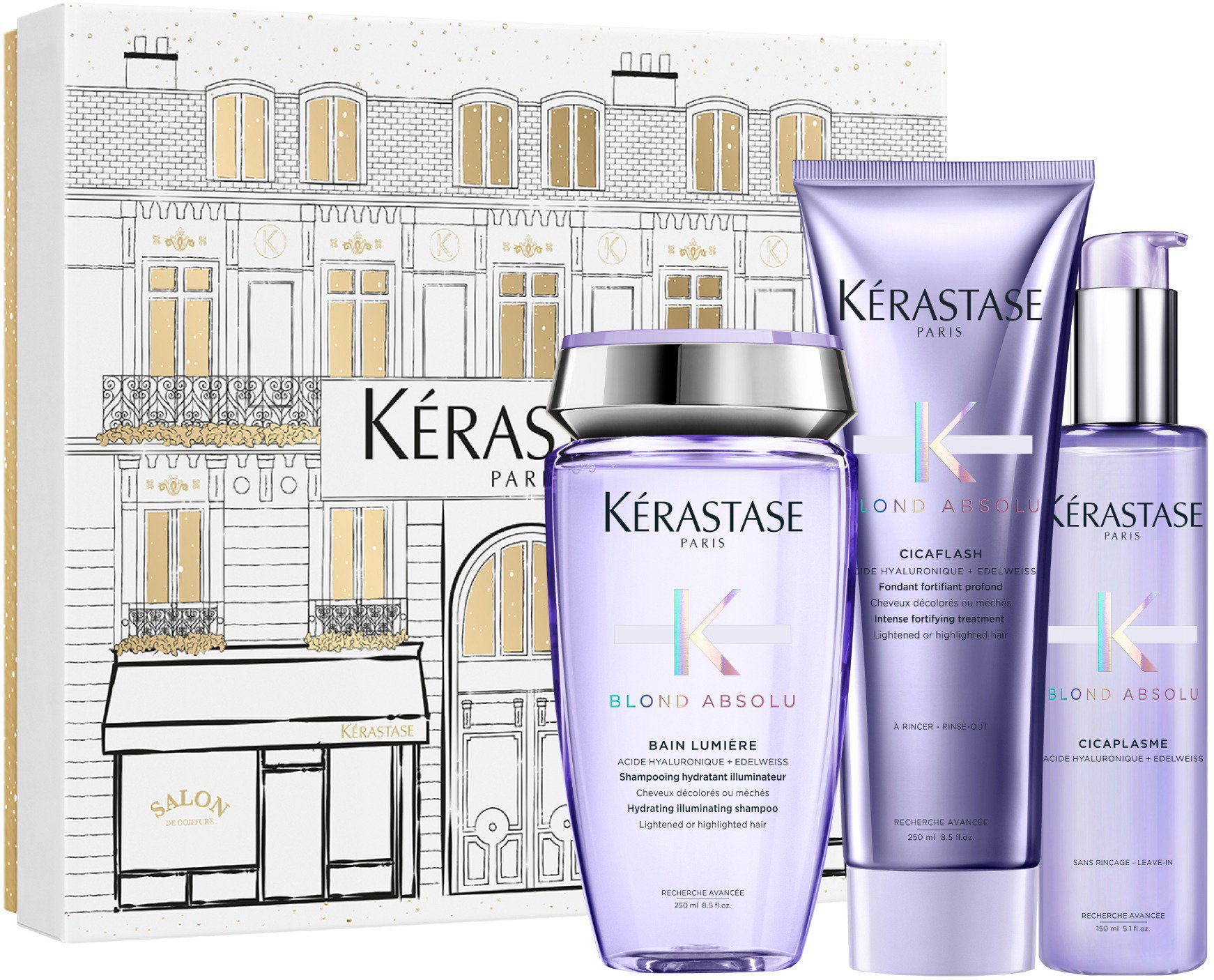 KÉRASTASE Blond Absolu Fondant Holidays Sada 650 ml
