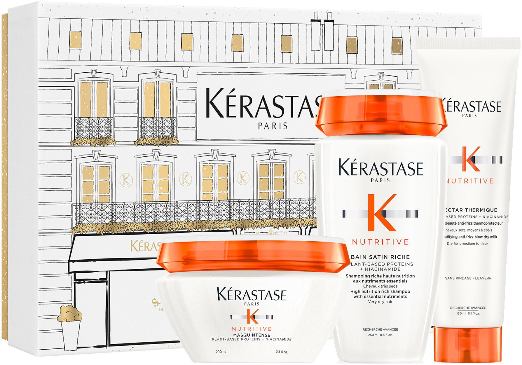 KÉRASTASE Nutritive Mask Holidays Sada 600 ml
