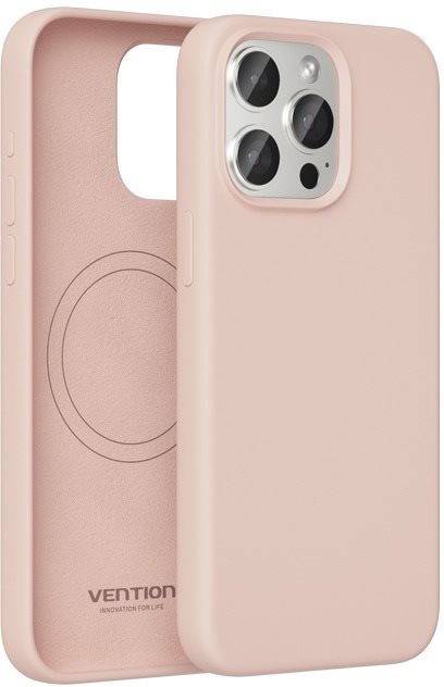 Vention Liquid Silicone Case for iPhone 13 Pro with MagSafe Dusty Pink