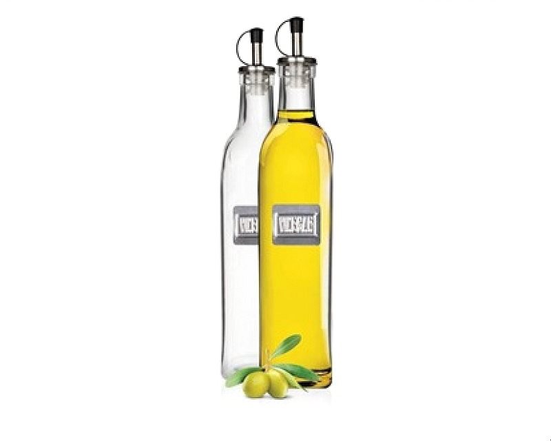 BANQUET Sklenená fľaša 2 ks na olej a ocot CULINARIA 500 ml A00959