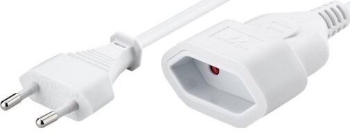 PremiumCord dvojvidlica 230 V 5 m biely