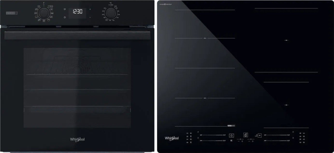 WHIRLPOOL OMSR58CU1SB Steam+ + WHIRLPOOL WF S3660 CPNE i100