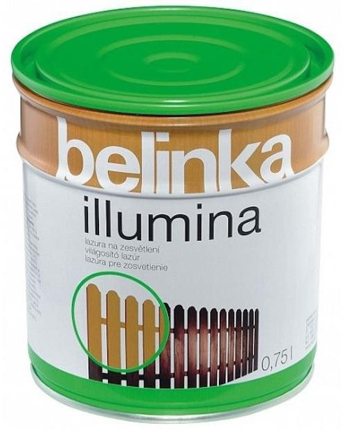KANSAI HELIOS Belinka zosvetľovacia lazúra Illumina 0,75 l borovice