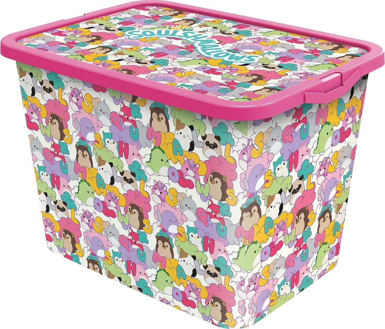 STOR Squishmallows úložný box s vekom – 23 l