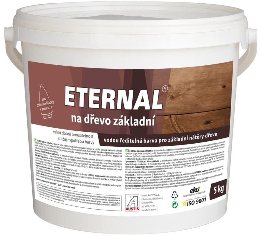 Austis Eternal na drevo základná 5 kg, farba biela