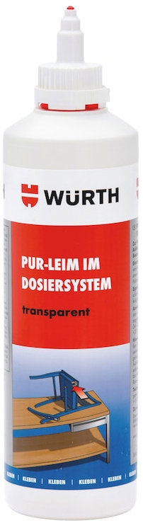 Würth Lepidlo PUR-polyuretán, priehľadné, 500 g