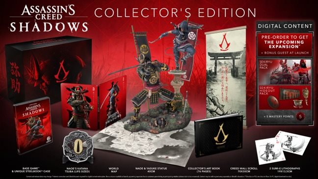 Assassins Creed Shadows Collectors Edition – Xbox Series X