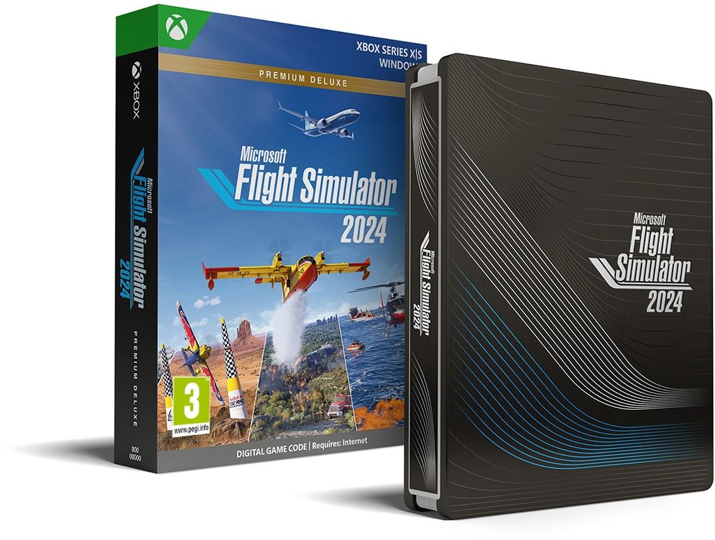 Microsoft Flight Simulator 2024 – Premium Deluxe Steelbook Edition – Xbox Series X|S/Windows
