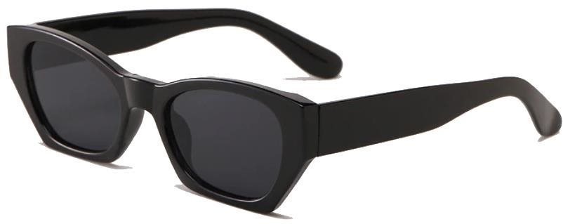 VeyRey Slnečné okuliare cat-eye Yraya čierne