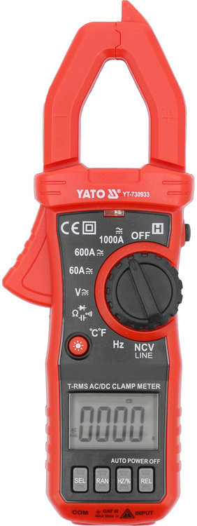 YATO Multimeter digitálny s klipsami True RMS YT-730933