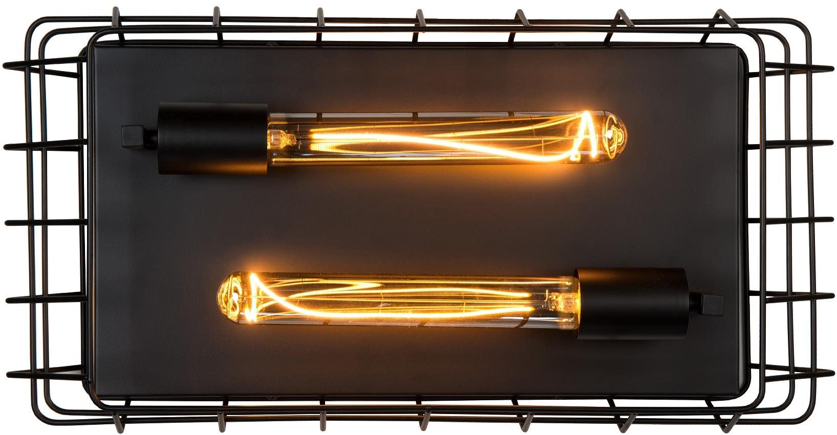 Prisadené svietidlo Edison Latti 2× E27