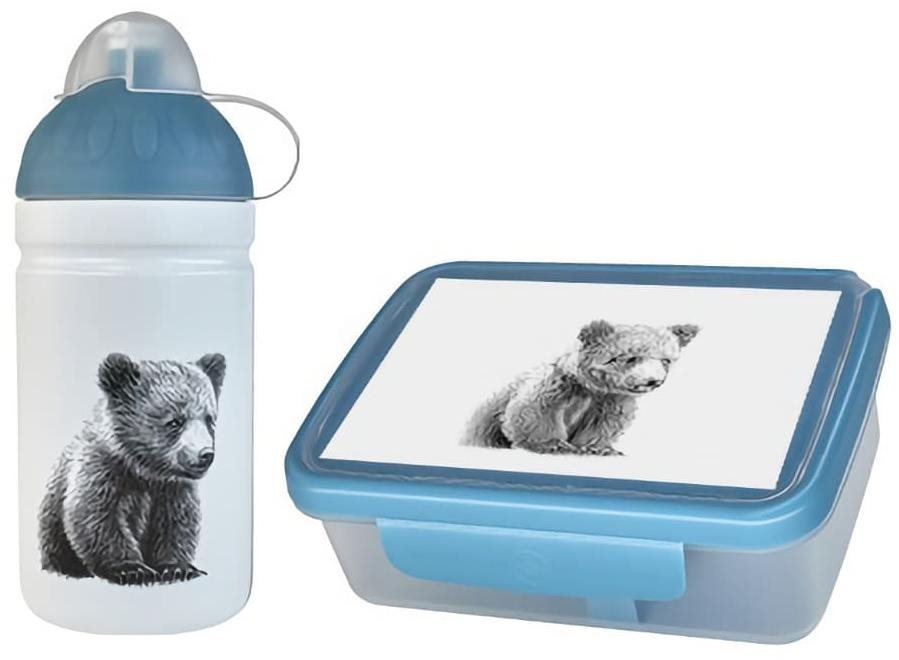 ZDRAVÁ LAHEV Zdravá desiata + Fľaša 0,5 l MEDVEĎ KUBA, set