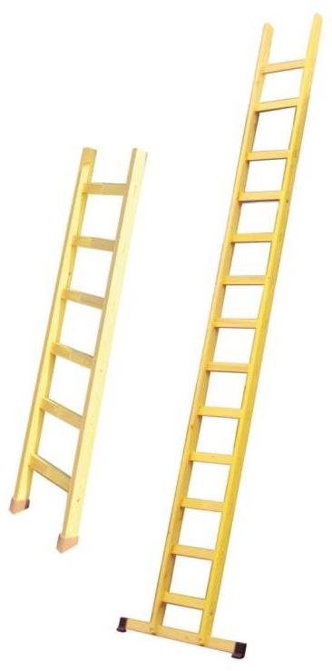 Rebrík drevený oporný, 9 priečok, 2,95 m, ENPRO