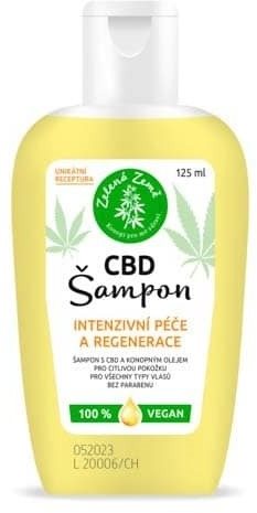 Zelená země CBD šampón 125 ml