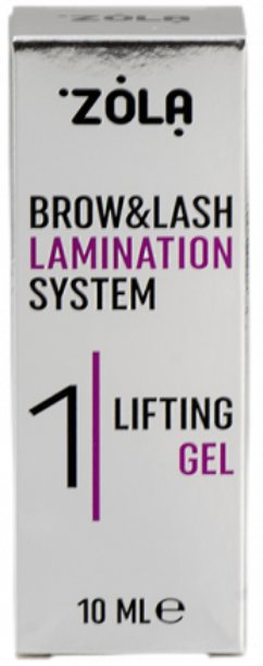 ZOLA laminácia na mihalnice a obočie N 1 Lifting gél 10 ml
