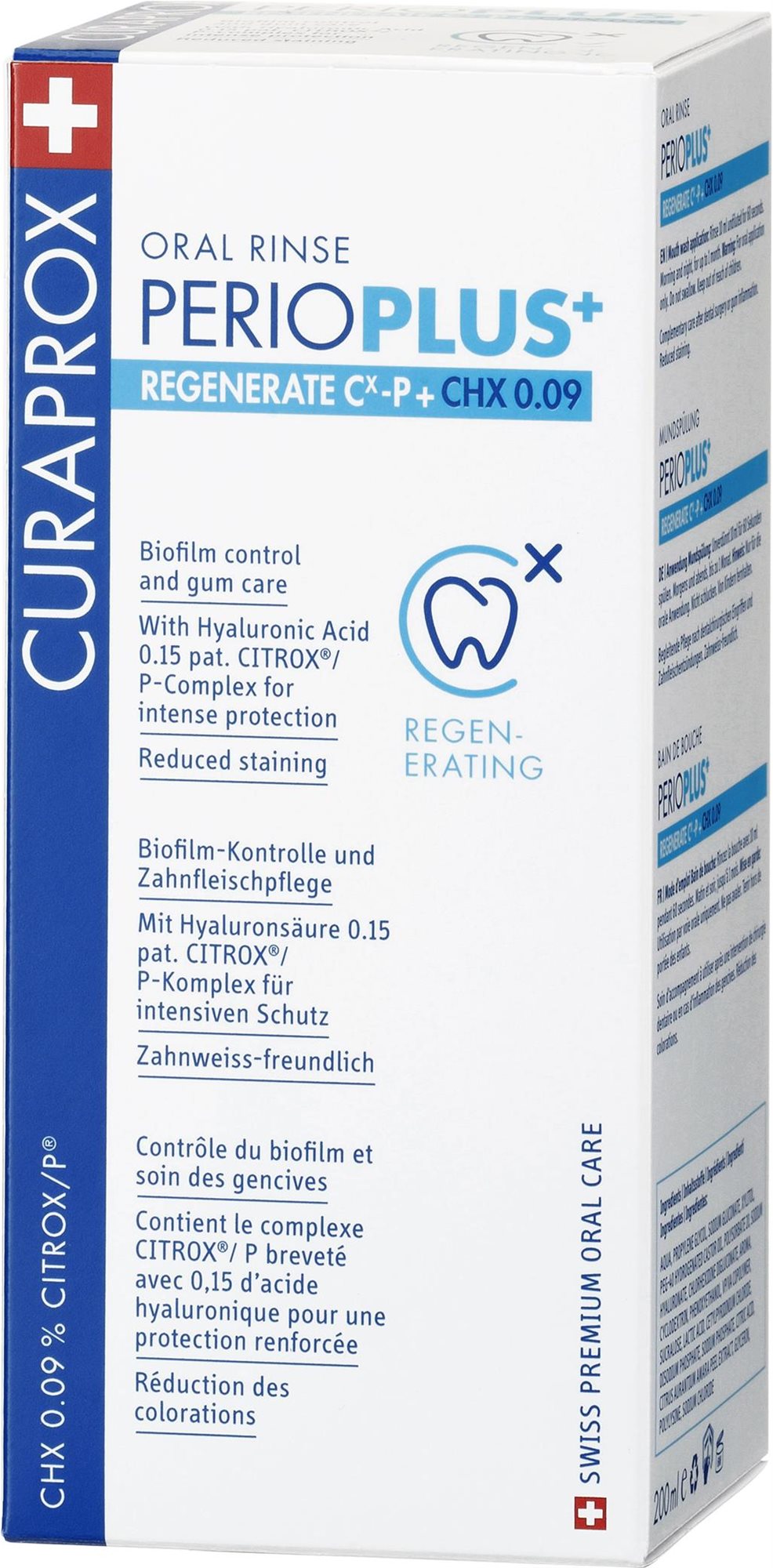 CURAPROX Perio Plus Regenerate CHX 0.09, 200 ml