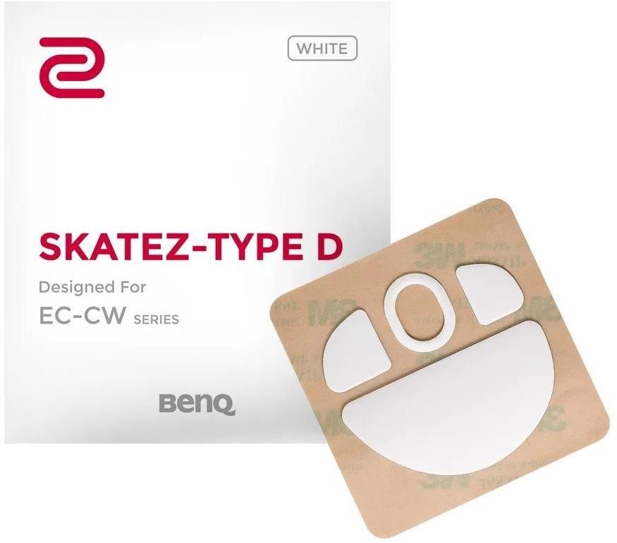 ZOWIE by BenQ Skatez-Type D Speedy Glide biele