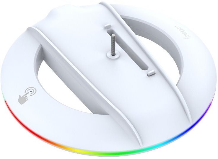 iPega P5S025S Vertikálny stojan s RGB pre PS5 Slim/PS5 Pro White