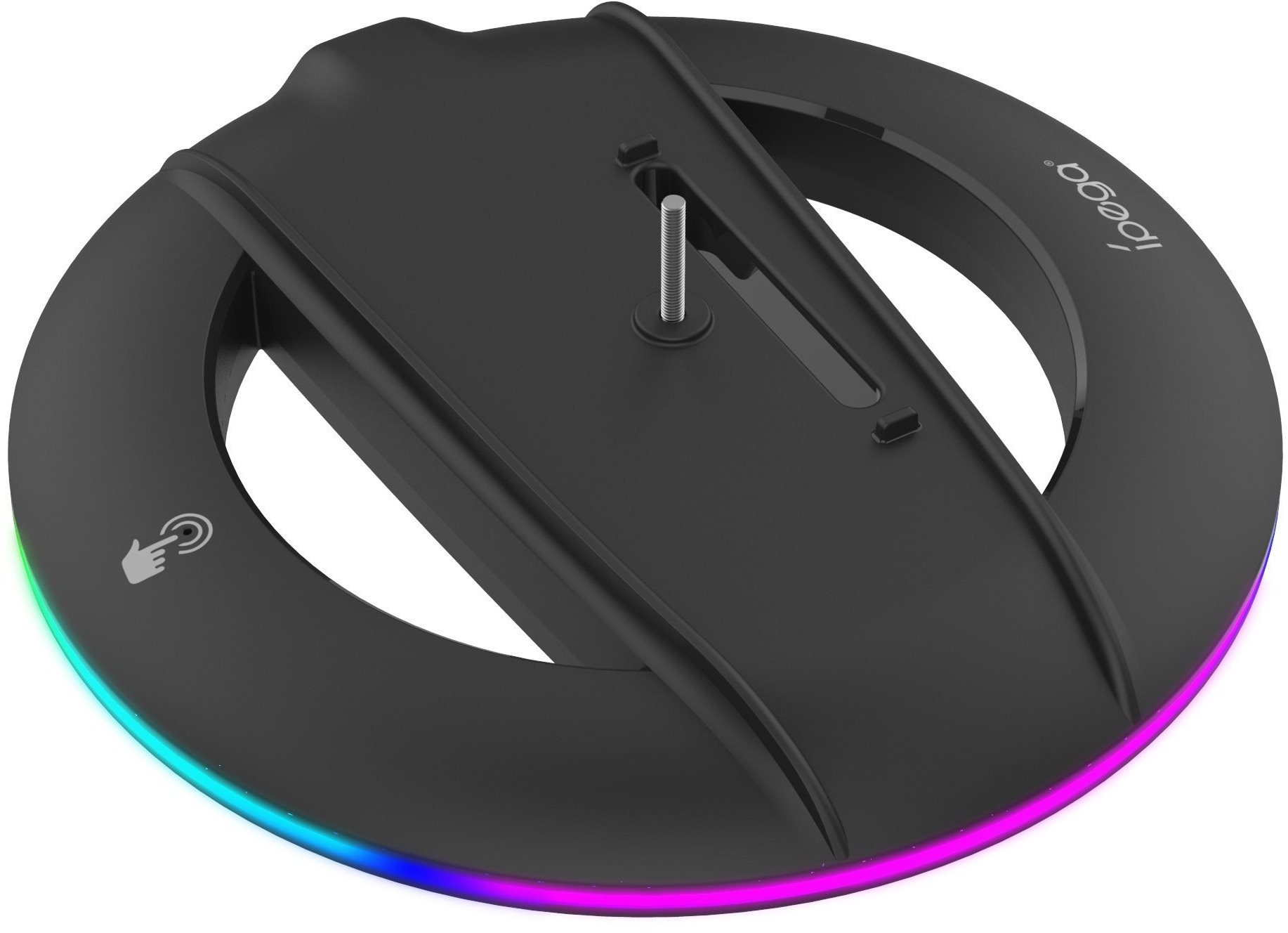 iPega P5S025S Vertikálny Stojan s RGB pre PS5 Slim/PS5 Pro Black