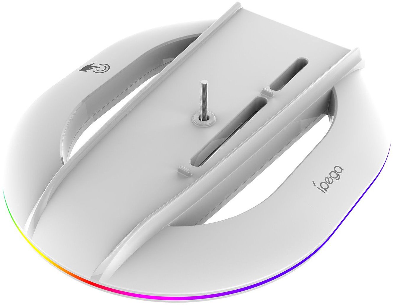 iPega P5S035SA Vertikálny Stojan s RGB pre PS5 Slim/PS5 Pro White