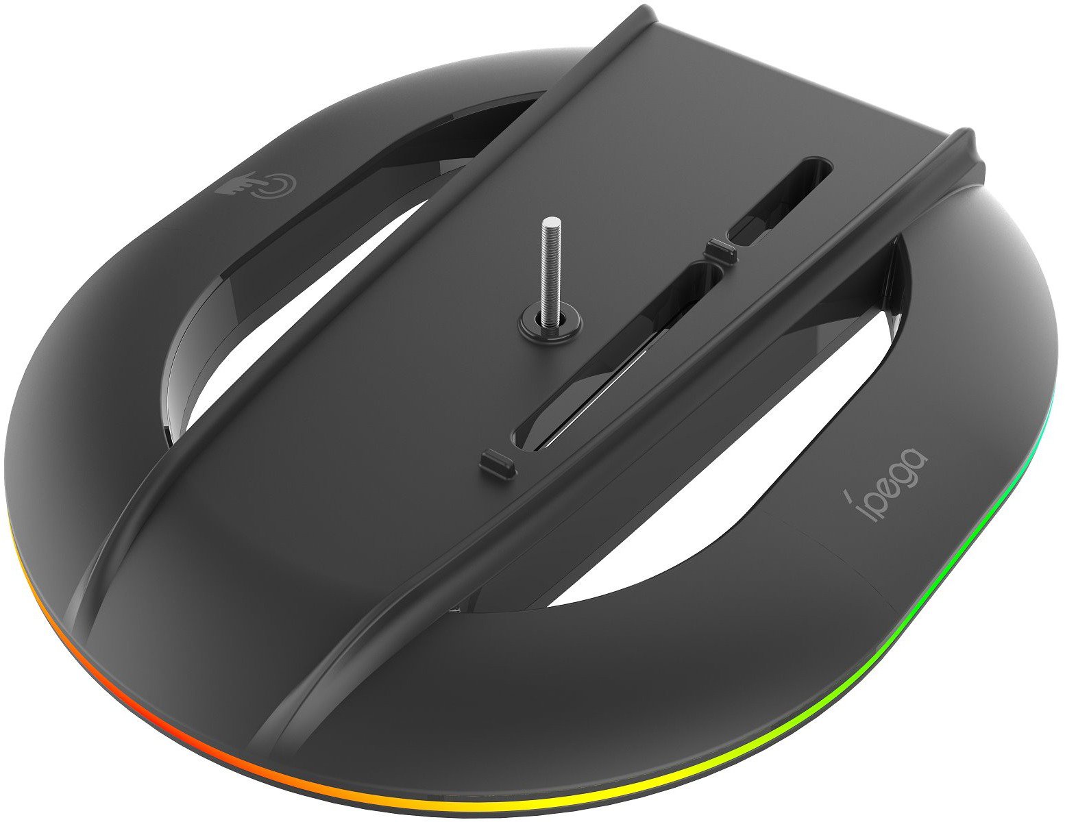iPega P5S035SAH Vertikálny Stojan s RGB pre PS5 Slim/PS5 Pro Black