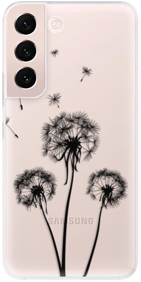 iSaprio Three Dandelions – black na Samsung Galaxy S22 5G