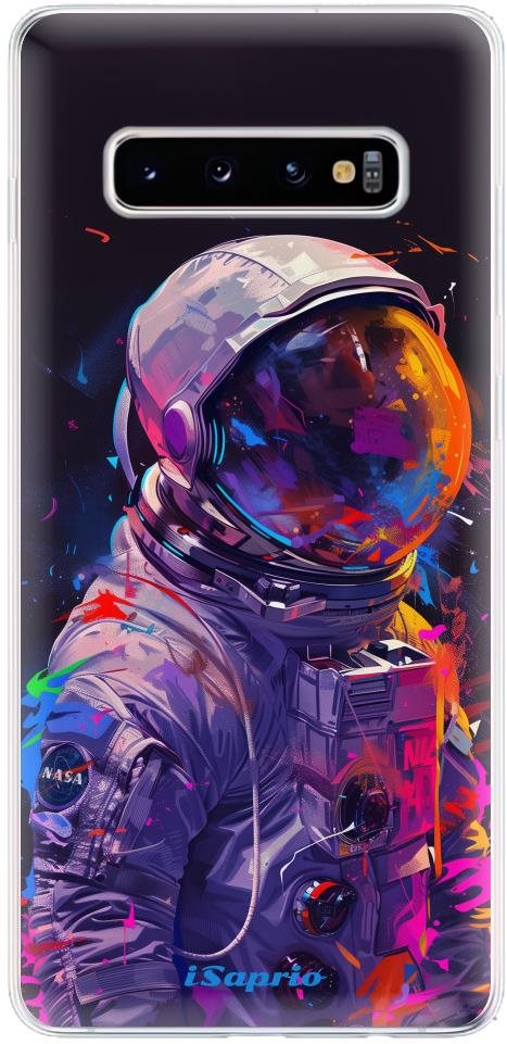 iSaprio Neon Astronaut - Samsung Galaxy S10+