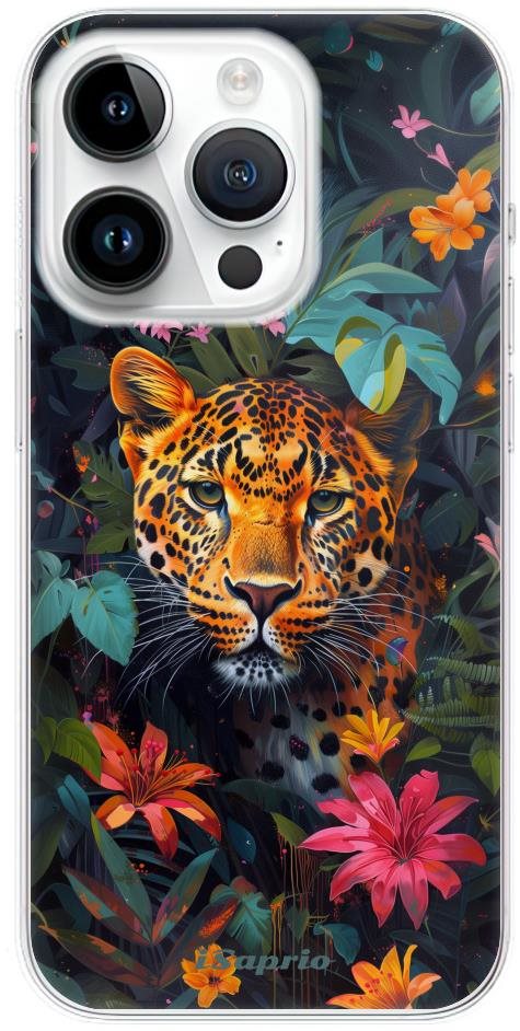 iSaprio Flower Jaguar - iPhone 15 Pro
