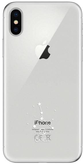 iSaprio číre puzdro – Rak – iPhone X