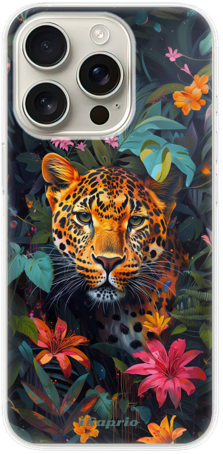 iSaprio Flower Jaguar na iPhone 16 Pro