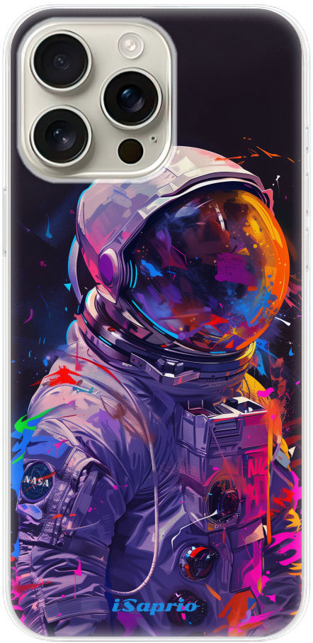 iSaprio Neon Astronaut pre iPhone 16 Pro Max