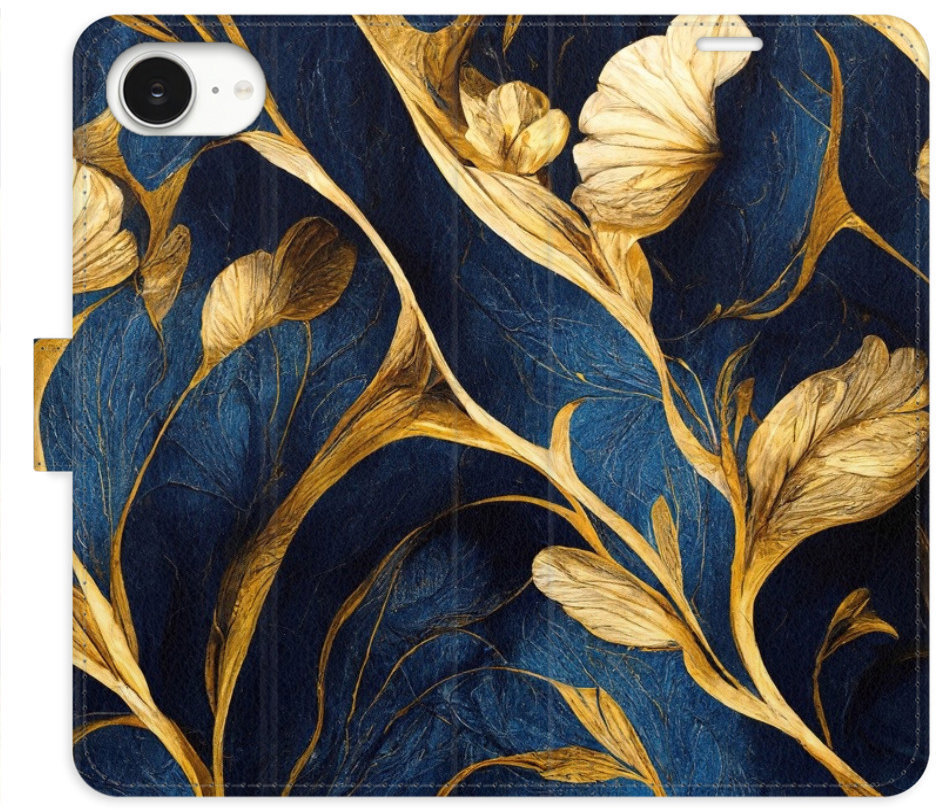 iSaprio Flip puzdro GoldBlue pre iPhone 16e
